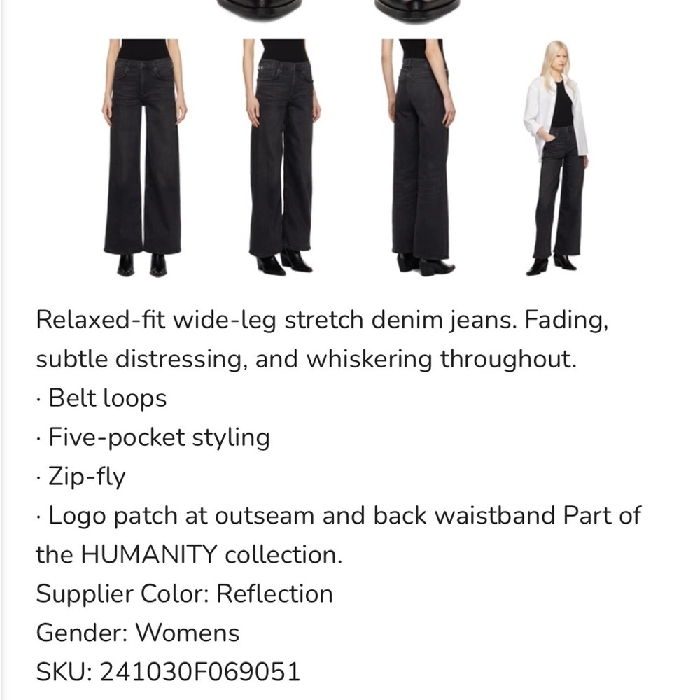 Citizens Of Humanity Loli Wide-Leg Jeans - Picture 11 of 11
